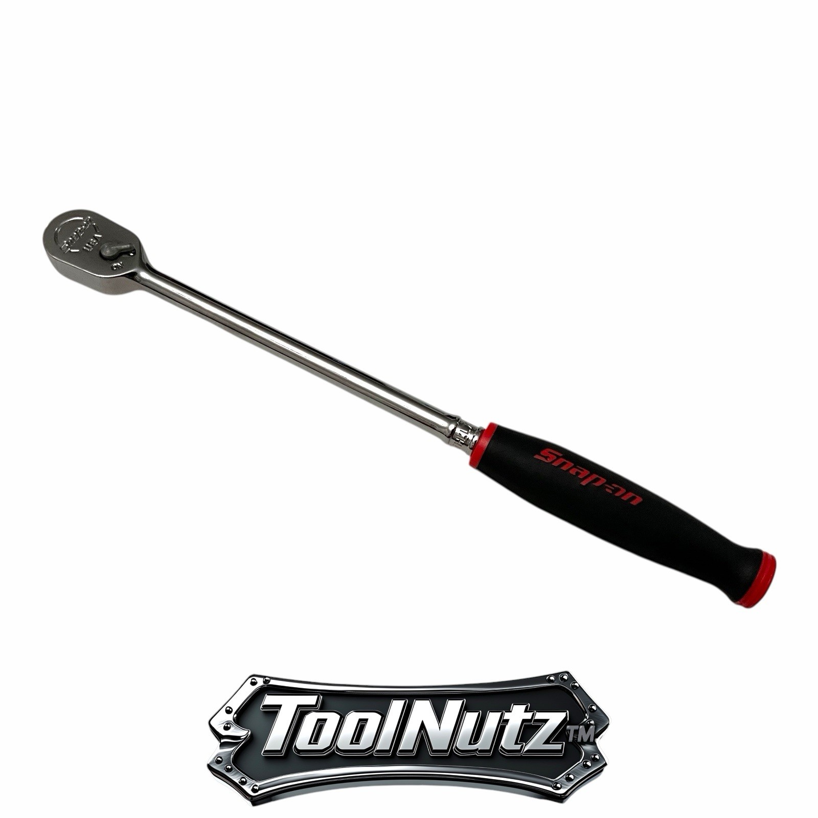 Snap-on Tools NEW THLL72 1/4 Dr RED Soft Grip Extra Long Handle 72 Tooth Ratchet