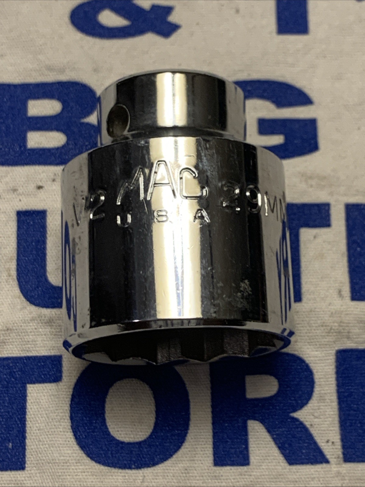 Mac Tools USA 1/2″ Drive 29mm Shallow 12pt Chrome Socket V229MM