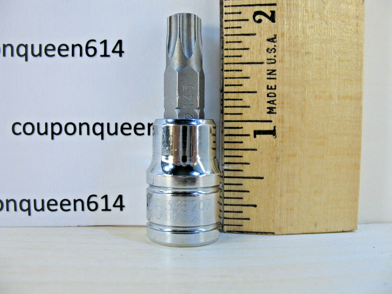 Kobalt 338207-0622, 3/8″ Drive Torx Bit Socket T45 – Brand New