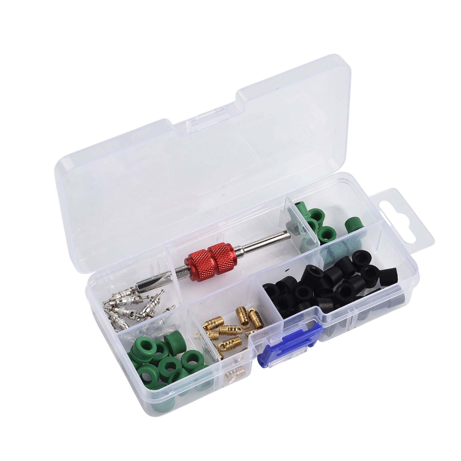 Efficient AC Repair Tool Set 71pcs Including Valve Cores and Accessories