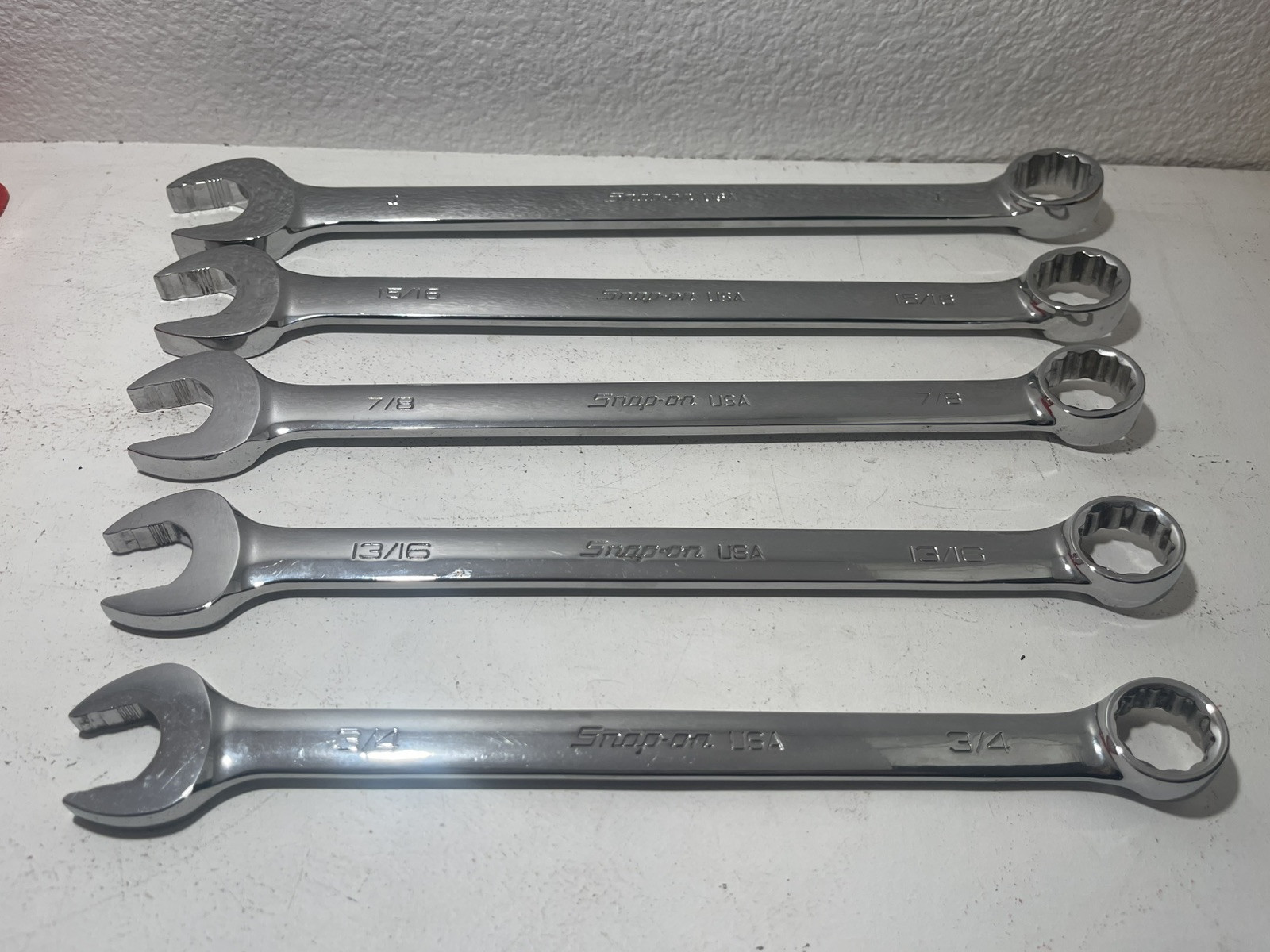 Snap on 11Pieces, 12 poit, SAE Combinacion wrench Set