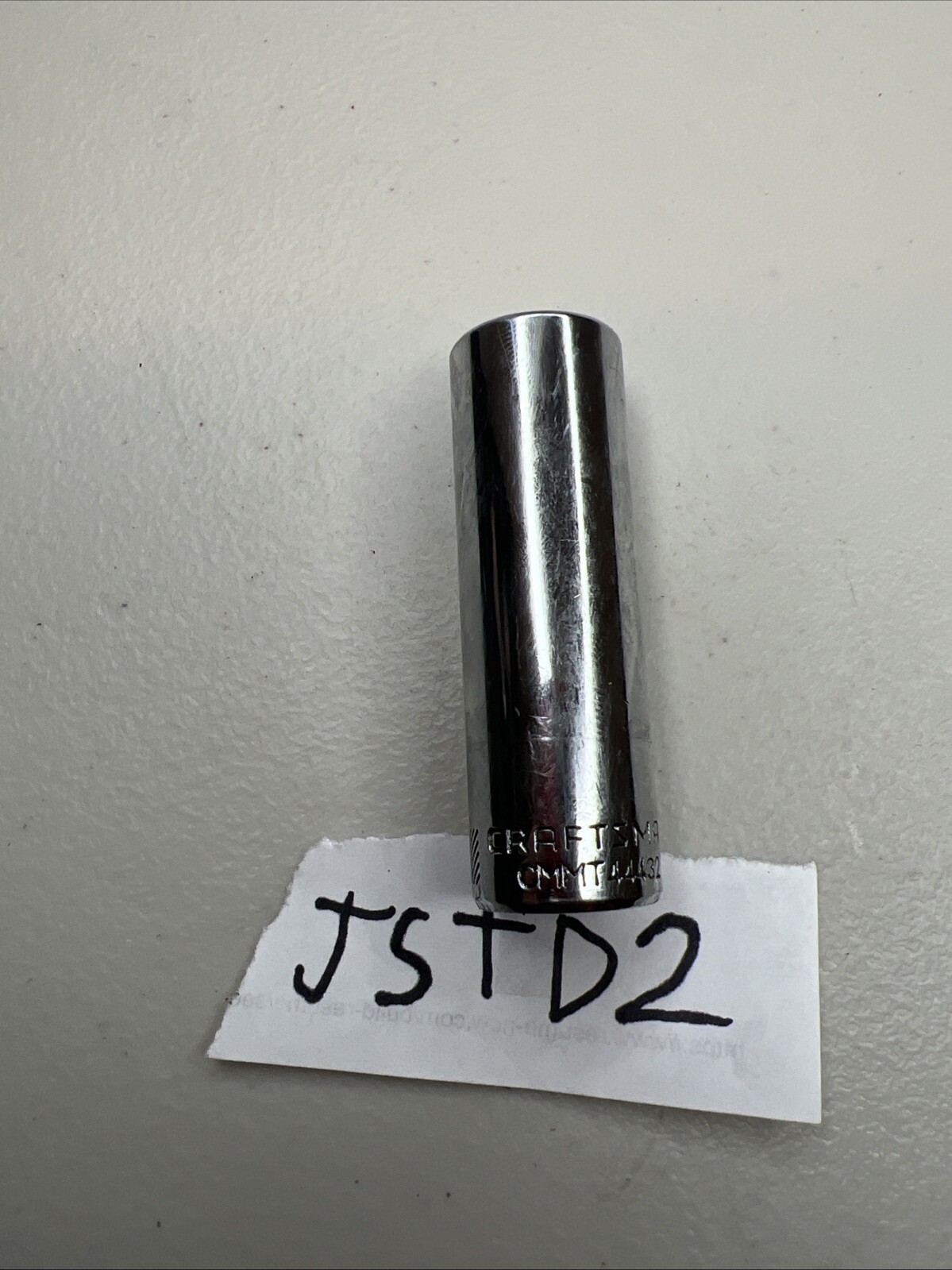 Craftsman -G- 15mm 6 Point Deep Chrome Socket 3/8″ Drive 44432 USA