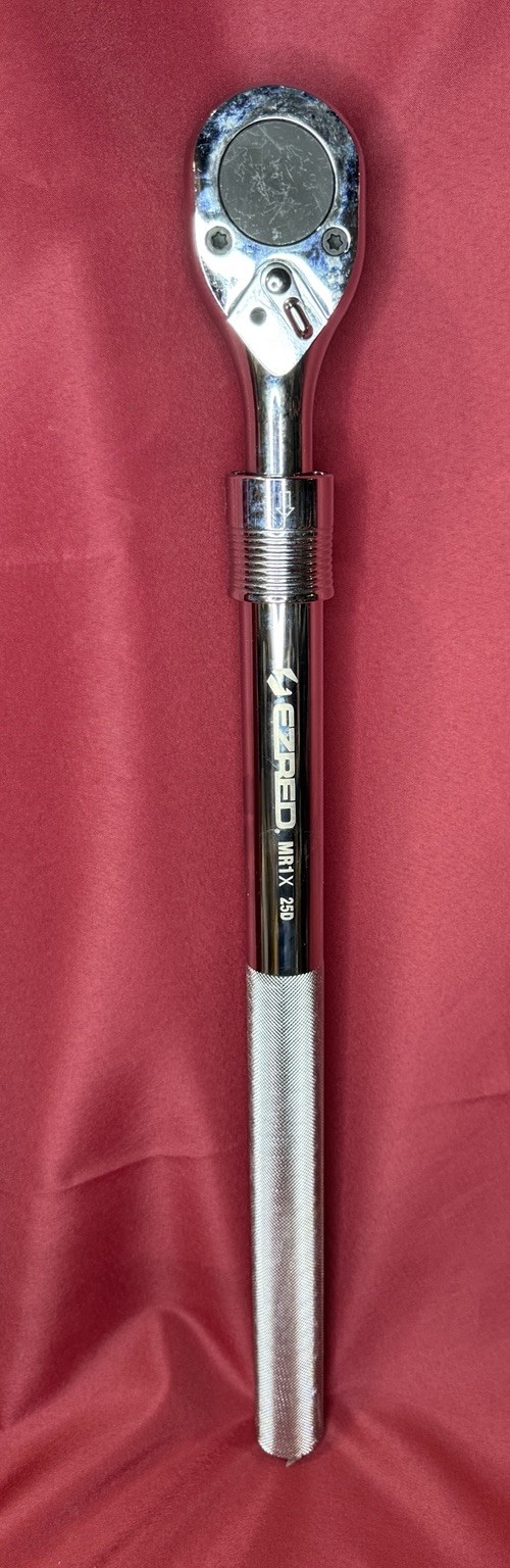 E-Z Red 1″ Drive Ratchet w/ Extendable 25” – 40” Handle 24 Tooth MR1X NEW