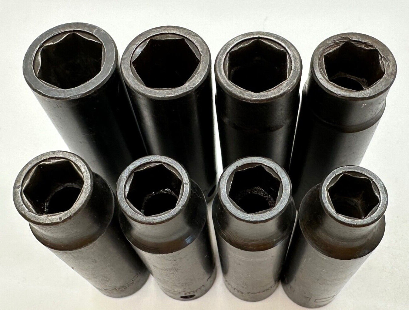 MATCO Tools 10mm – 17mm Deep Well 1/2″ DR IMPACT Socket Set Lot Metric 6-Point