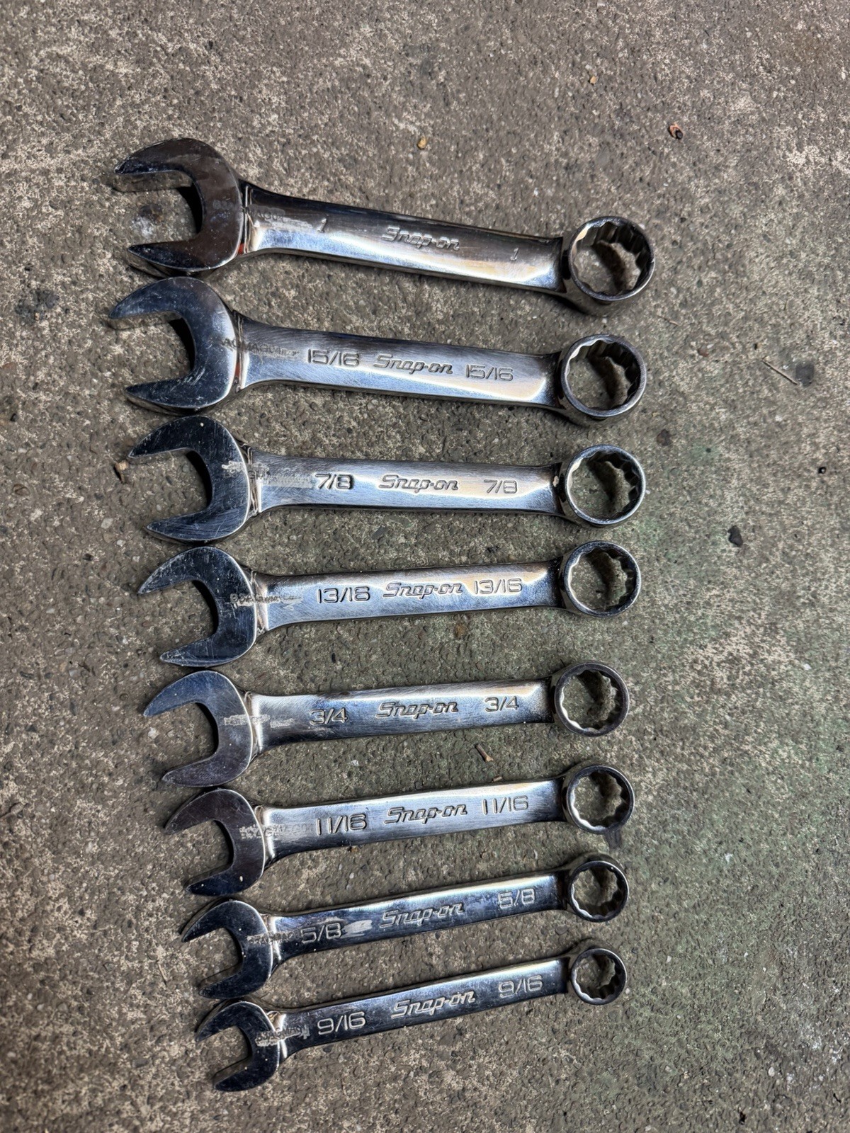 Snap On Set De 8pc OEX B 9/16-5/8-11/16-3/4-13/16-7/8-15/16-1”