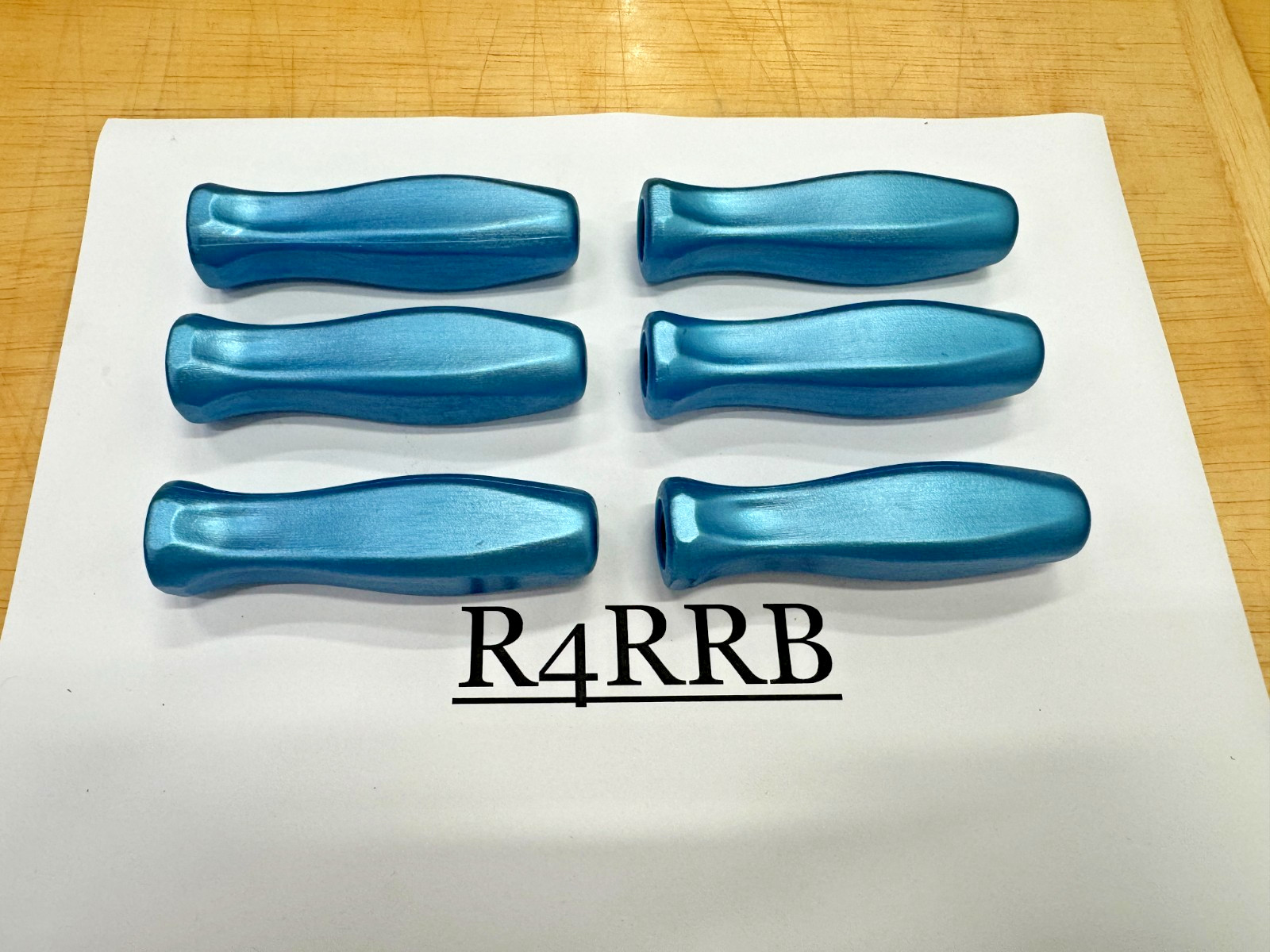Snap-on Tools PEARL BLUE 3/8″ Drive Replacement Ratchet Hard Grip 6PC Lot Dinged
