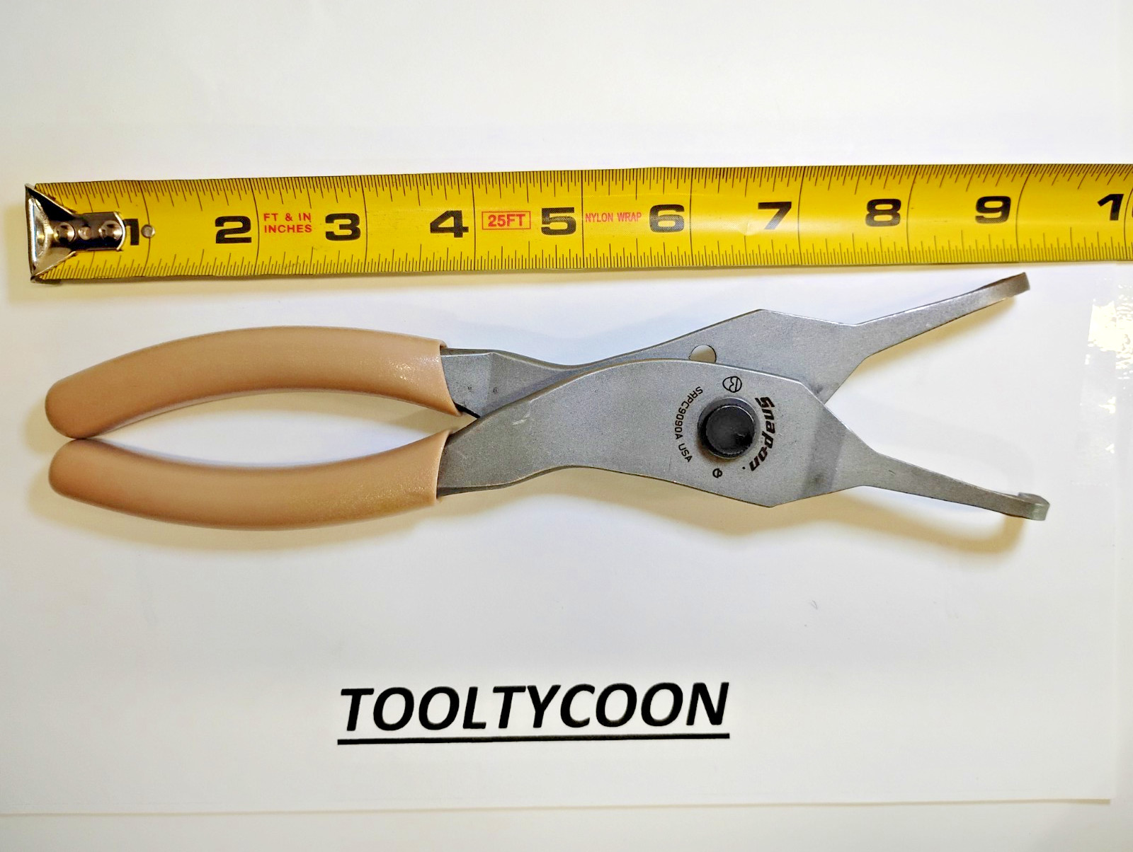 Snap-on Tools USA NEW COMBAT TAN 90° Tip .090 Snap Ring Pliers SRPC9090ACT