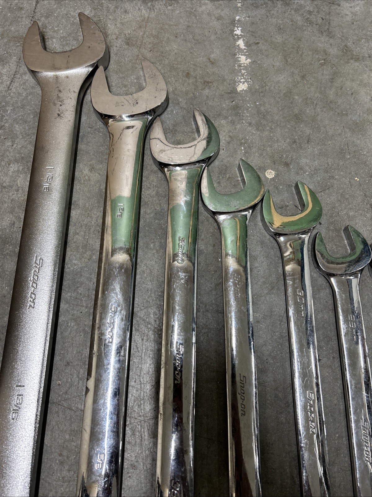 Snap-On 13 pc 12-Point Metric Flank Drive® Plus Combination Wrench Set