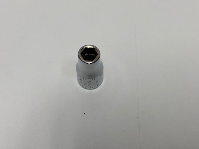 Snap-ON TMM6 1/4″ Drive 6-Point Metric 6 mm Flank Drive® Shallow Socket