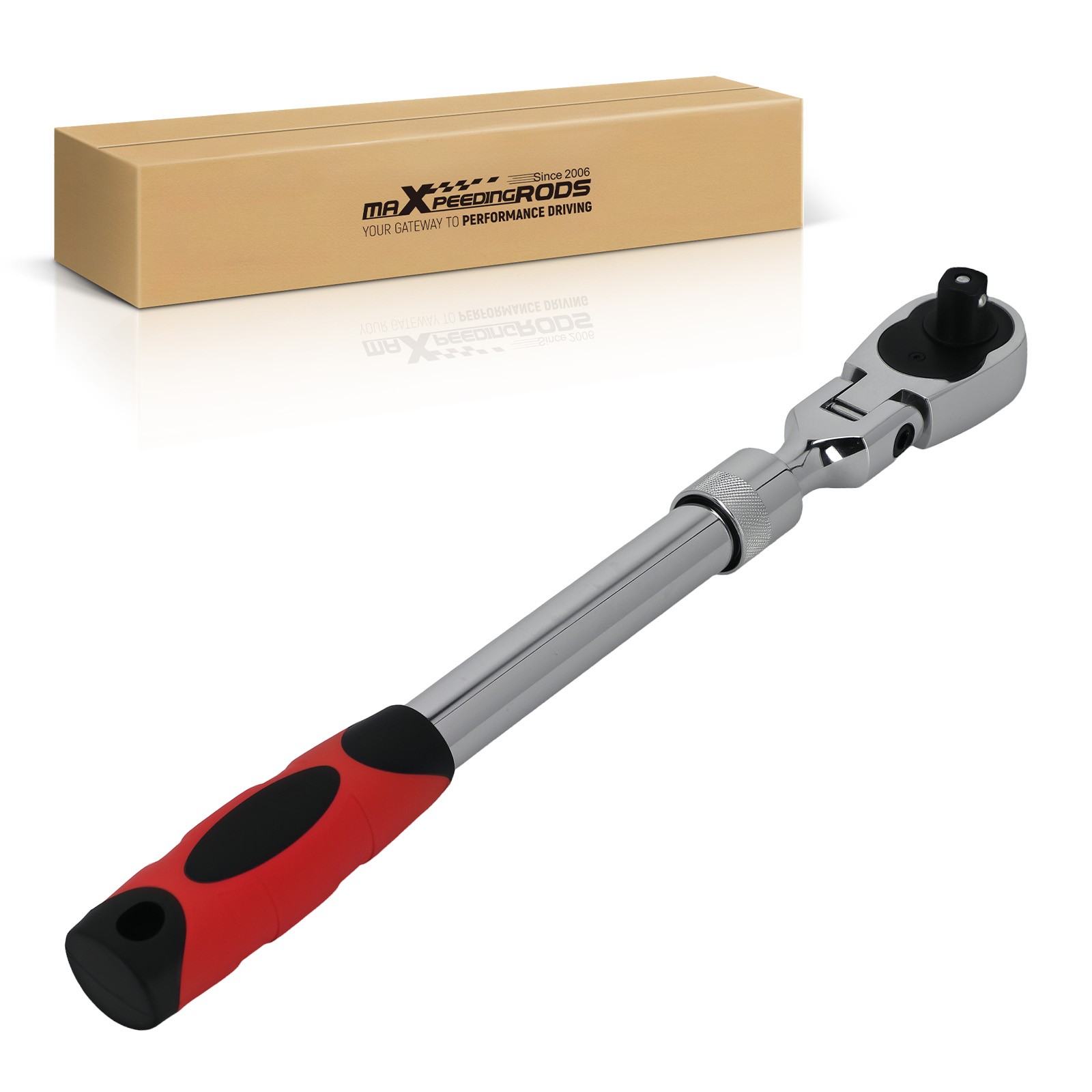 1/2in Drive Extendable Ratchet Flex Head 72-Tooth 330-440mm 40Cr Material