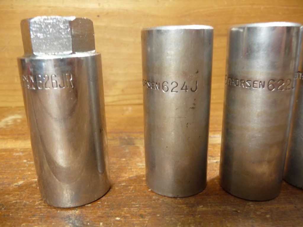 Vintage Thorsen 3/8″ Dr Deep Socket Lot Set 8pc