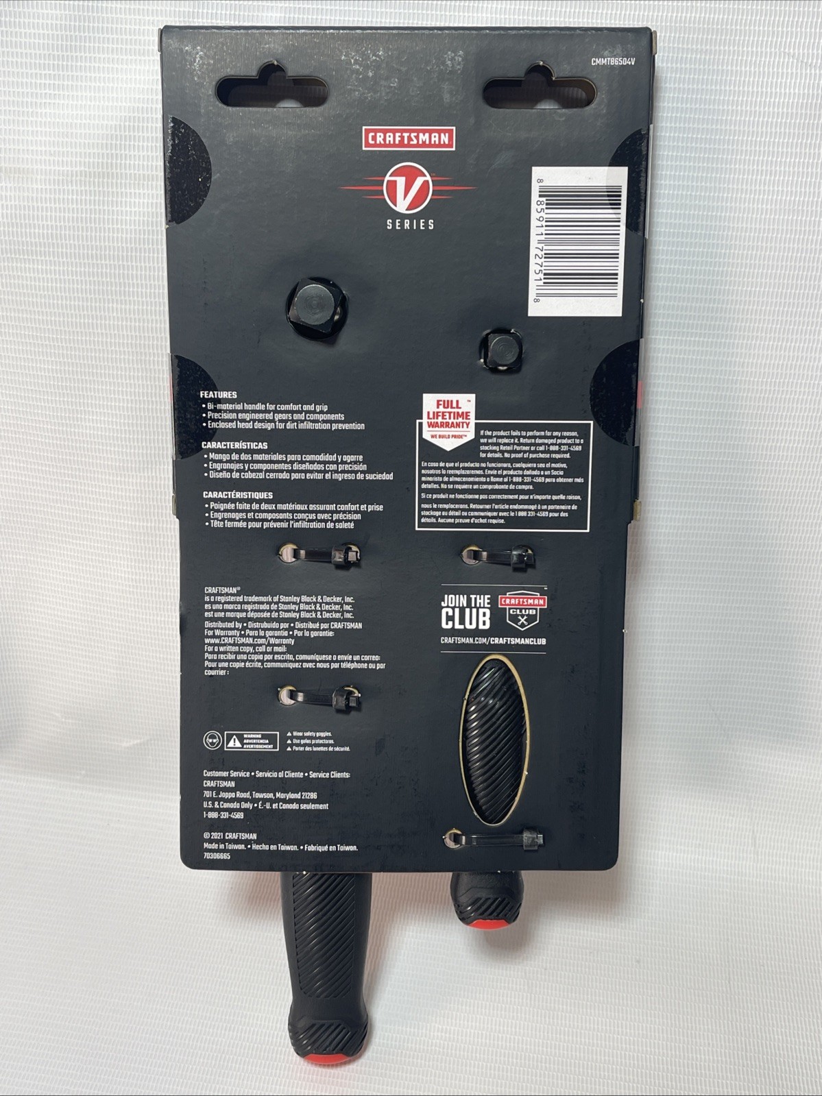 CRAFTSMAN V-SERIES 3/8 & 1/2 Inch Drive, Comfort Grip, 2 Pack (CMMT86504V) New