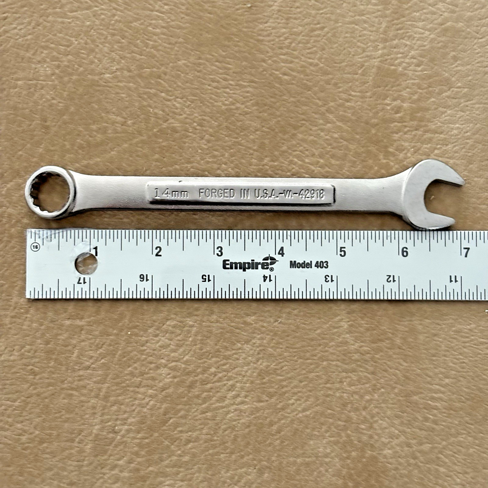 Craftsman 5 pc 12 pt Metric Combination Wrench Set, 12mm to 16mm, VɅ- USA EUC