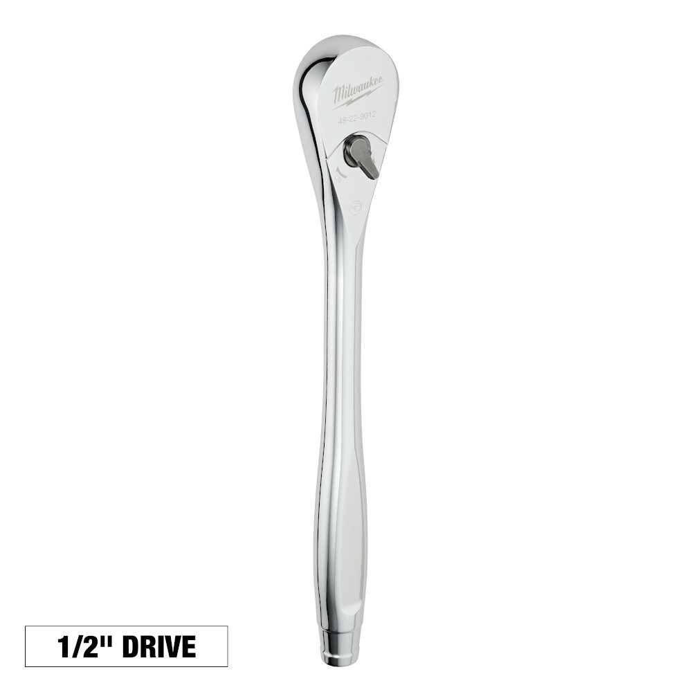 Milwaukee 48-22-9012 1/2 Inch Drive 11 Inch Ratchet 90 Tooth 4 Degree Arc Swing