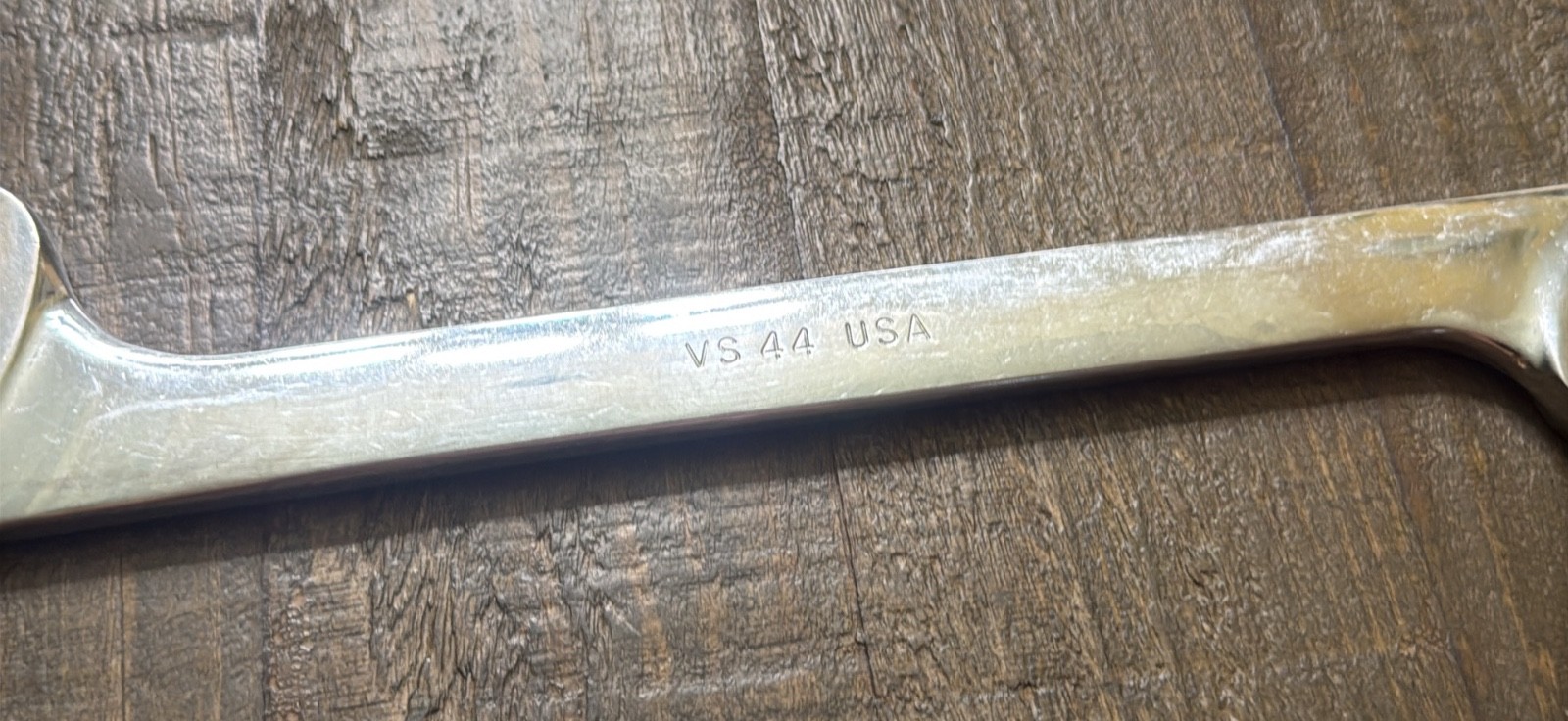 Snap on 1-3/8” angle wrench VS44 in really great shape has “N” engrave both side