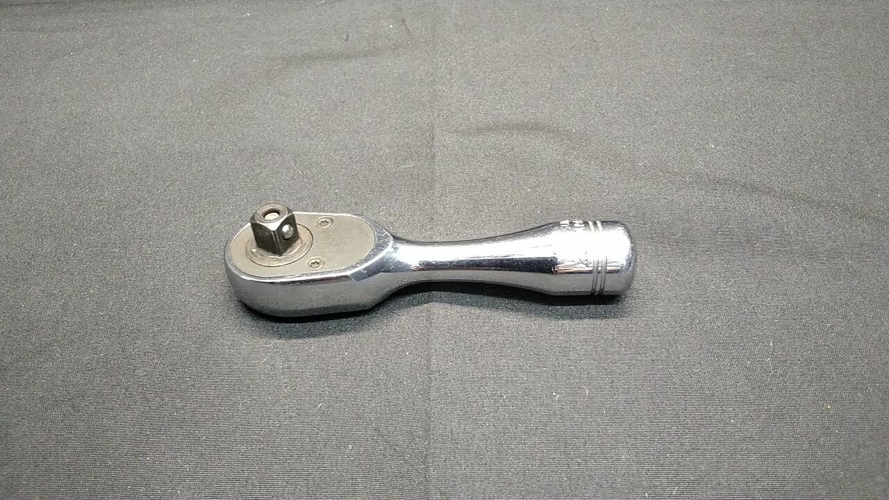 KTC Nepros NBR2SUN 1/4″ Drive Short Handle Ratchet 3.1in. Length
