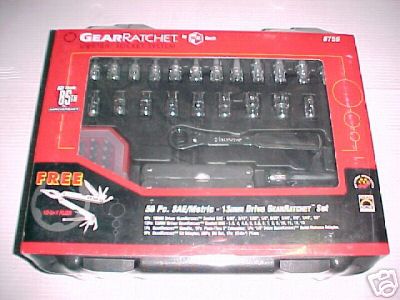 GearRatchet 56pc. Sae/Met 13mmDr. Set #8756