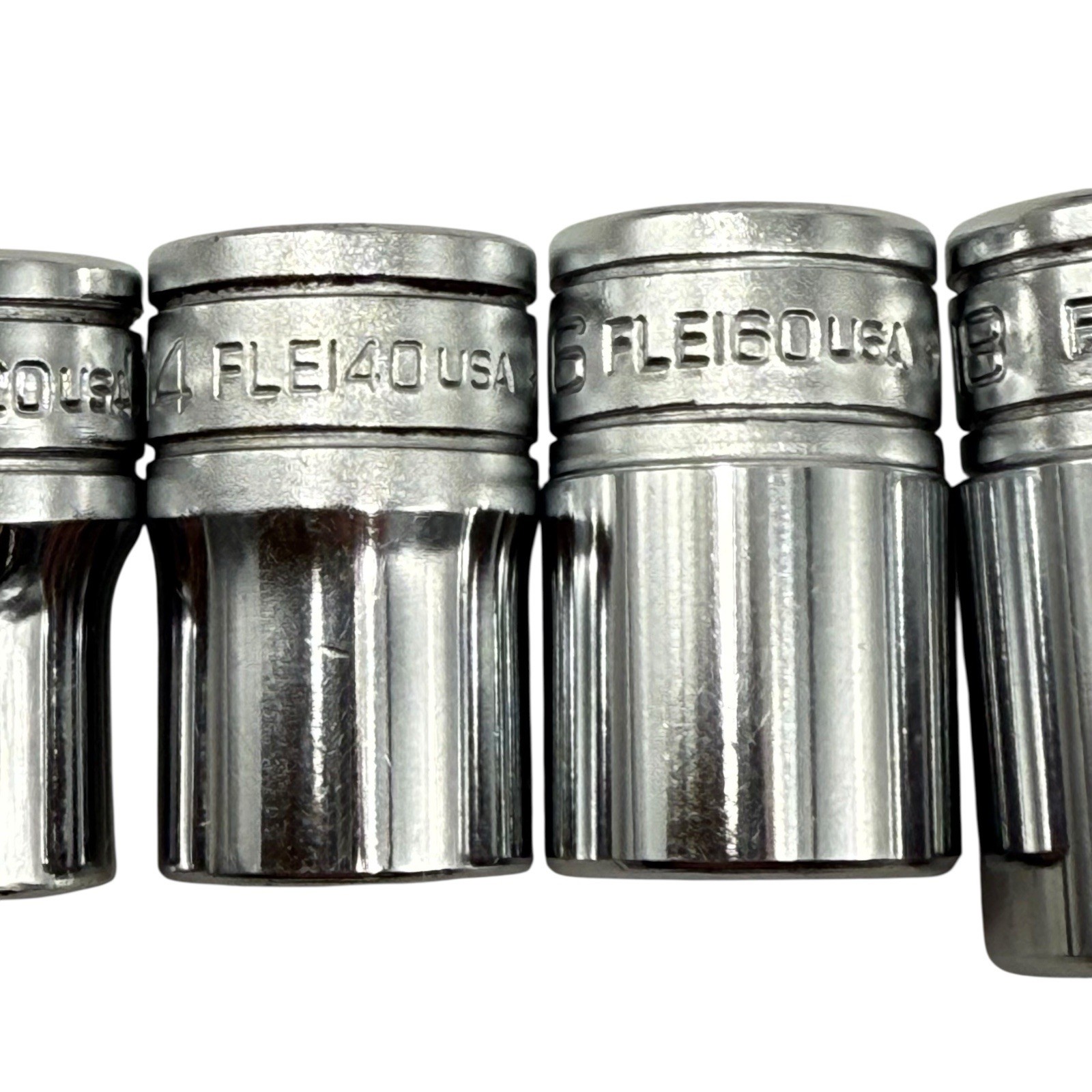 Snap On 5 pc Shallow Inverted Torx Socket FLE140 3/8″ Drive E18 E16 E14 E12 E10