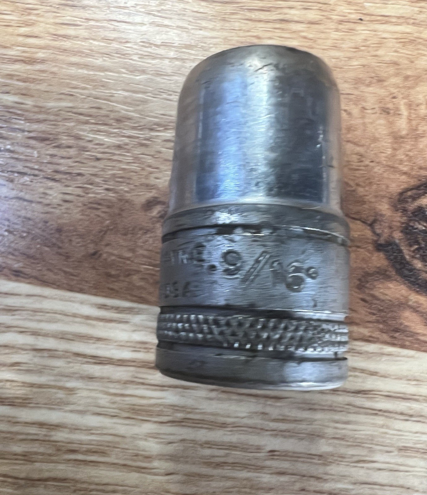 SK Hand Tools 40118 1/2″ Dr. 9/16″ 6pt Standard Fractional Chrome Socket