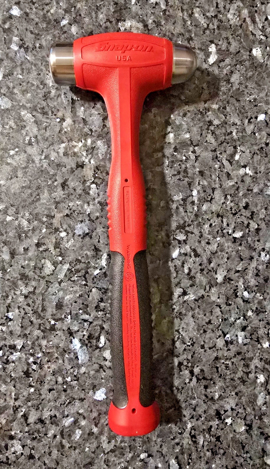 NEW Snap-on™ Ball Peen 24oz Ball Peen RED Soft Grip Dead Blow Hammer HBBD24