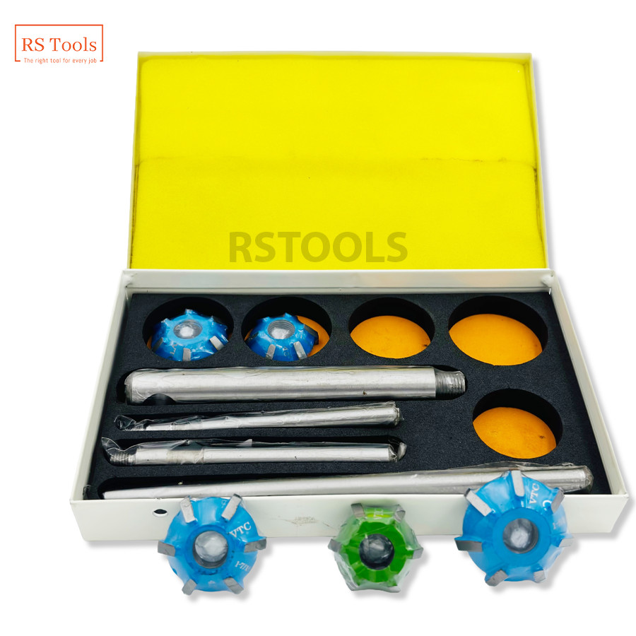 Carbide Tipped Valve Seat Face Cutter Set Of 5 Pcs Kit Cutters Tip RSTOOLS