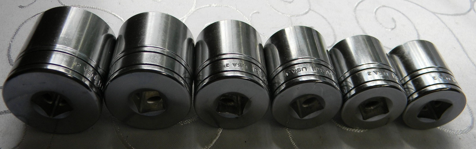 SNAP-ON 1/2″ DRIVE 6PC SAE 12PT SHALLOW SOCKET SET 15/16″-1-1/4″ #SW301-#SW401