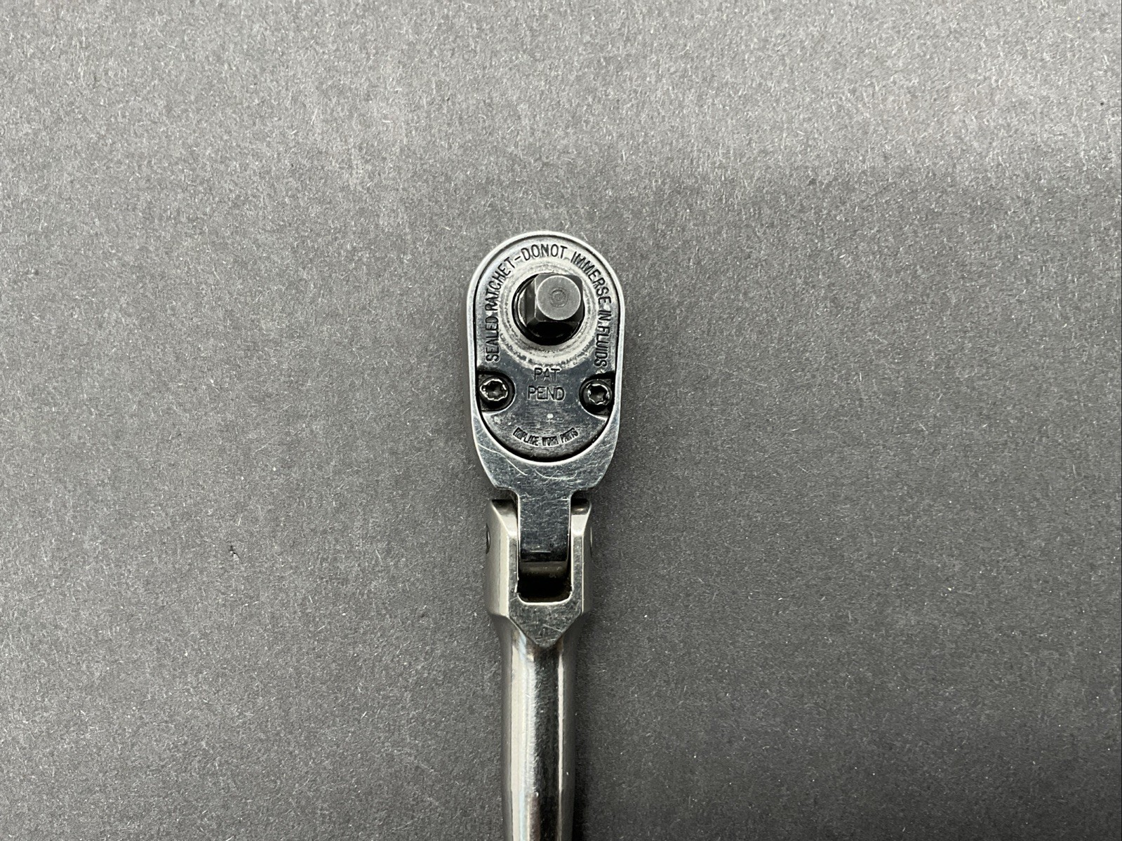 Snap On Ratchet 1/4” Drive 72-Tooth Flex Head Standard Handle Dual 80 TF72
