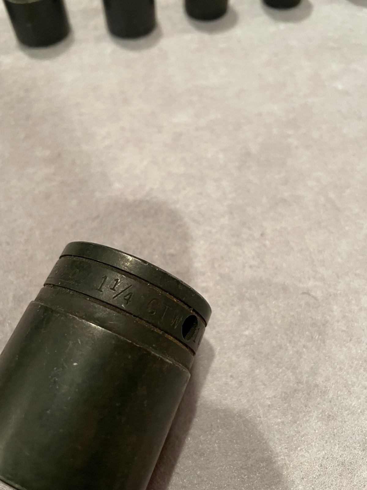 SNAP-ON SOCKET LOT OF 13 1/2 9/16 5/8 11/16 3/4 7/8 13/16 15/16 1 1 1/16 SHALLOW