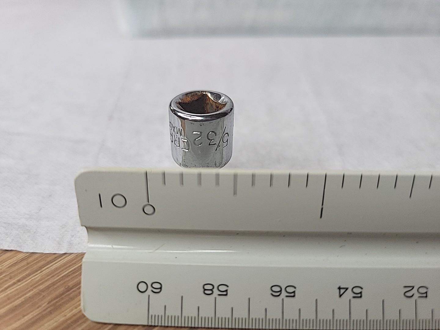 Craftsman 43481 5/32″ Socket 6 Point 1/4″ Drive EE USA