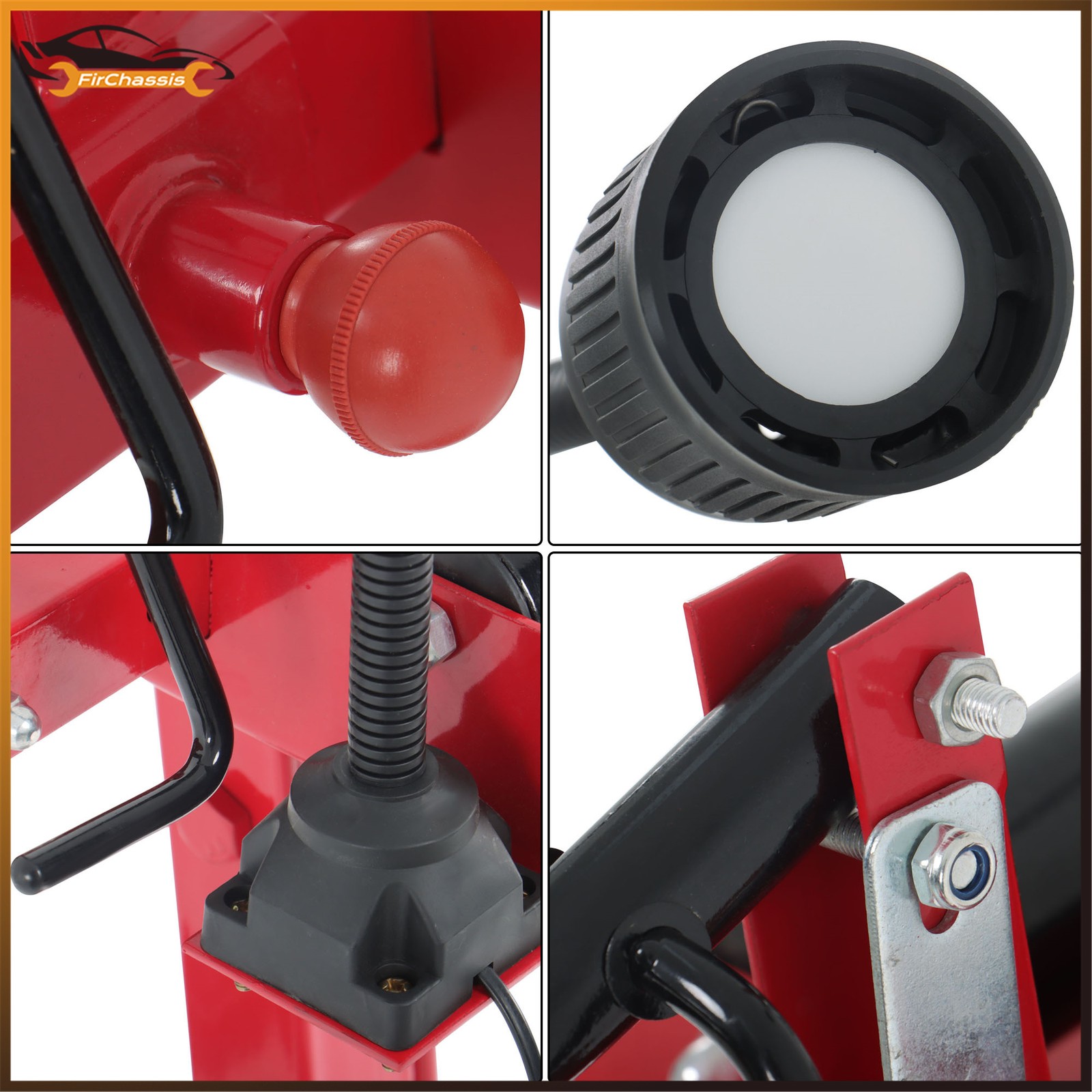 Manual Car Tire Spreader Tire Changer Repair Tires Tool Heavy Duty w/ Led Light