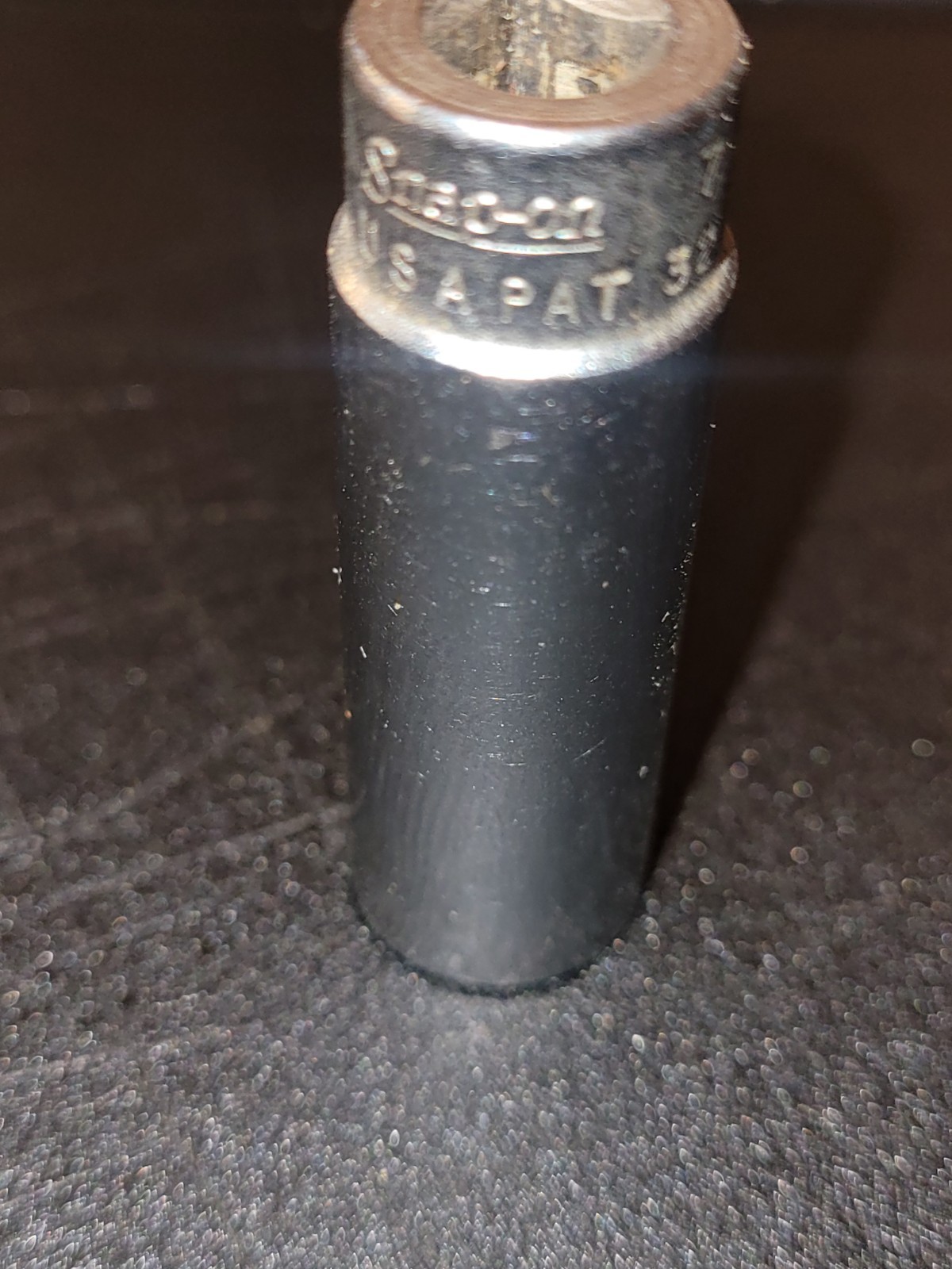 Snap On USA 7/16″ 6 Point 1/4″ Drive Deep Polished Chrome Socket STM14