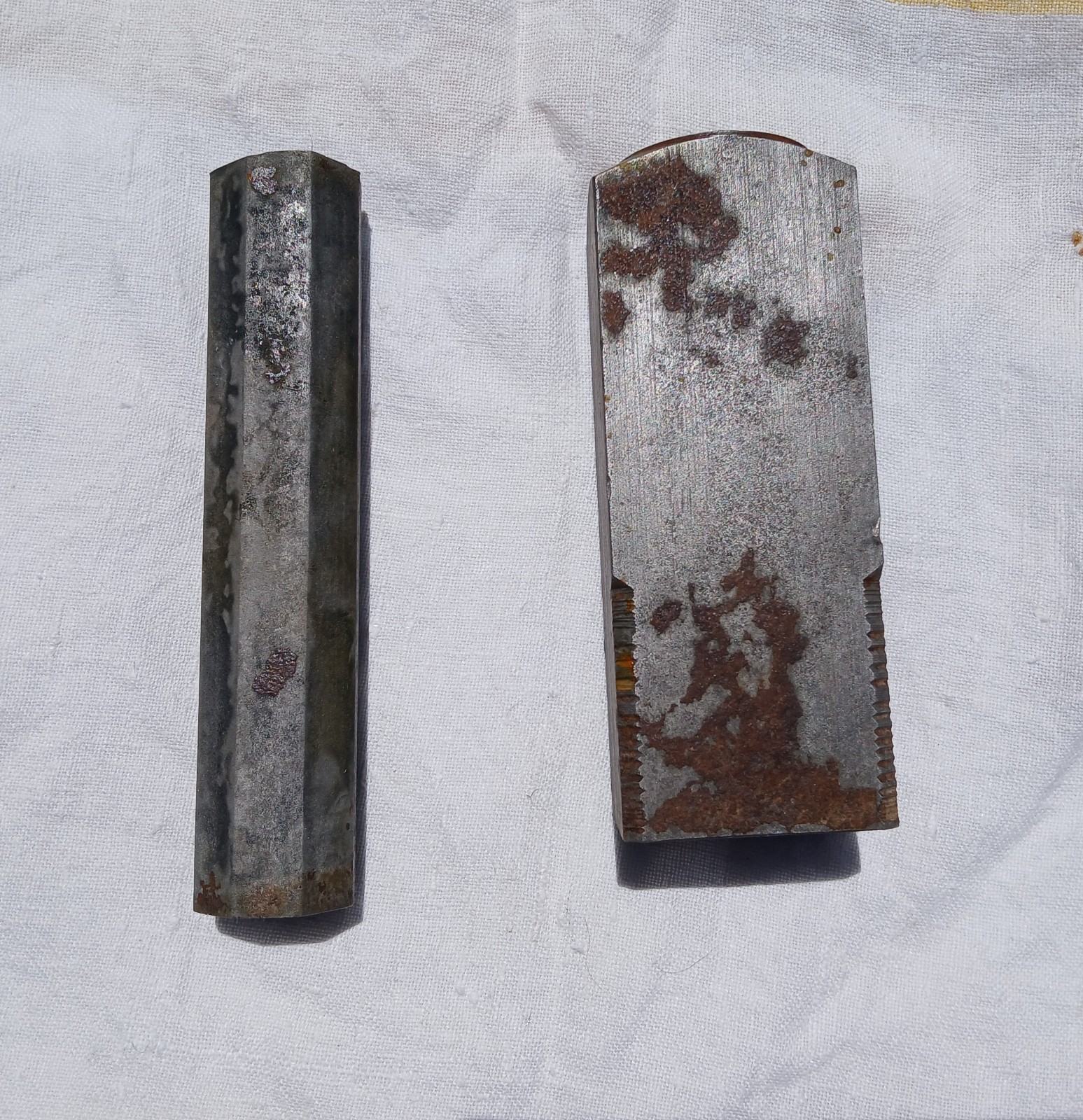 2 Steel Auto Bodywork Dolly’s Octagon And Rectangle Anvils