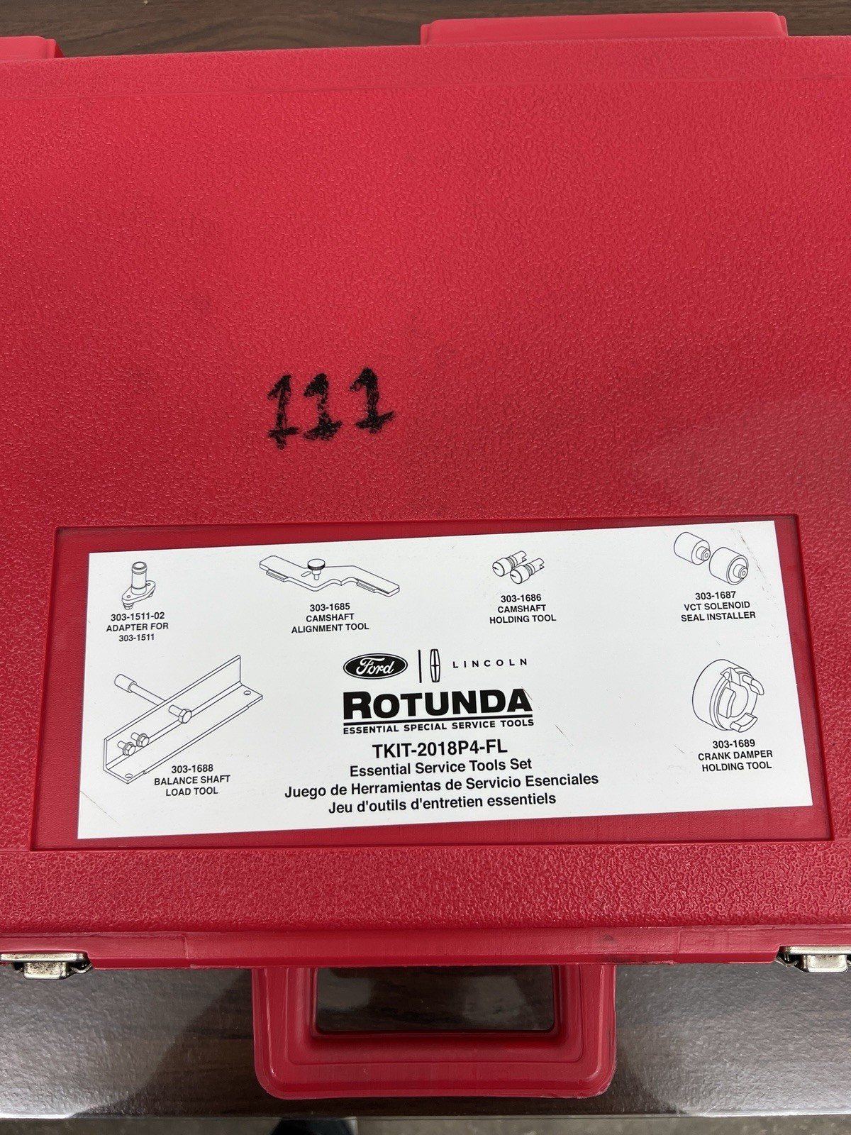 Ford Rotunda TKIT-2018P4-FL Tool Set 303-1689 303-1685 303-1686 303-1687 303