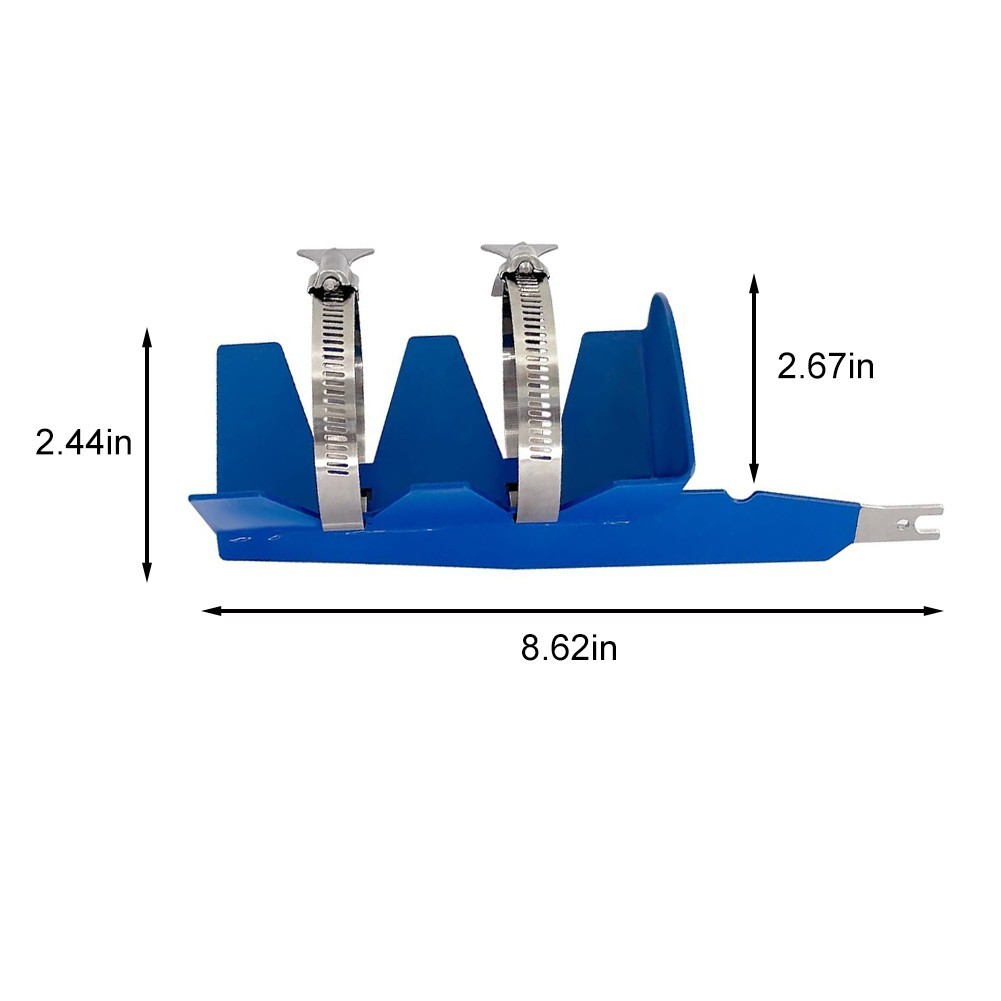 For 2-3 inch Reciprocating Saw Compatible Paint Can Mixer Blue Stainless