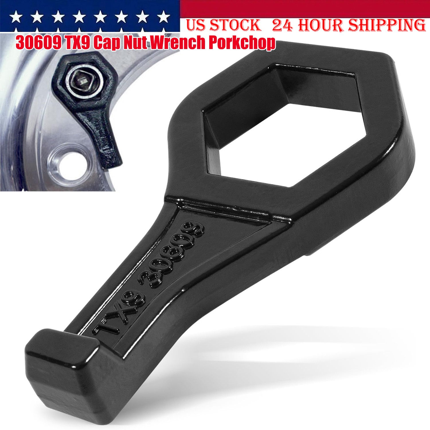 30609 Model TX9 Cap Nut Wrench Porkchop Style for 1-1/2″ Cap Nut Wrench