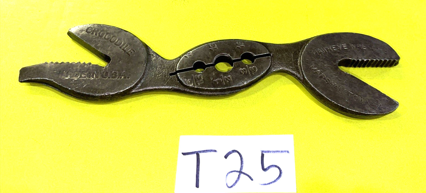 HAWKEYE WRENCH CO. CROCODILE DOUBLE END WRENCH FREE SHIPPING IN THE US