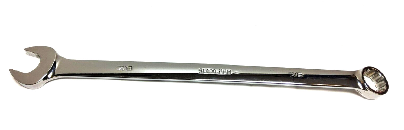NEW Snap-on™ 7/8″ 12-point box Flank Drive PLUS EXTRA Long wrench SOEXL28B