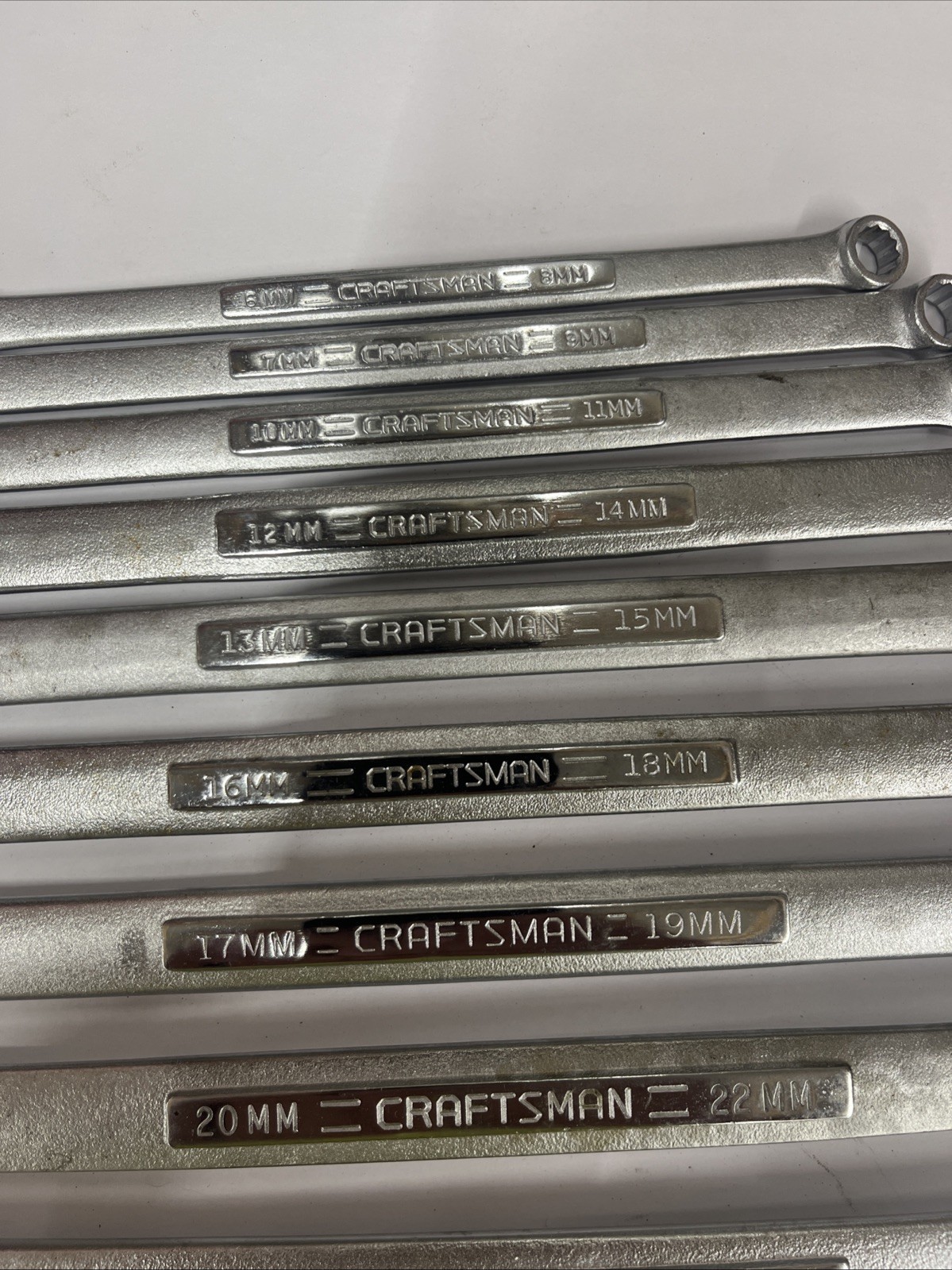 Craftsman Metric Double Box End Wrench Set 12 Point 6mm -30mm 12pc USA BIN READ
