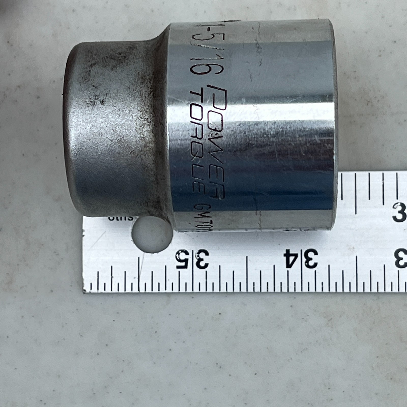 Power Torque GM7011 1-5/16″ in Socket 3/4» Drive Standard 12 Point