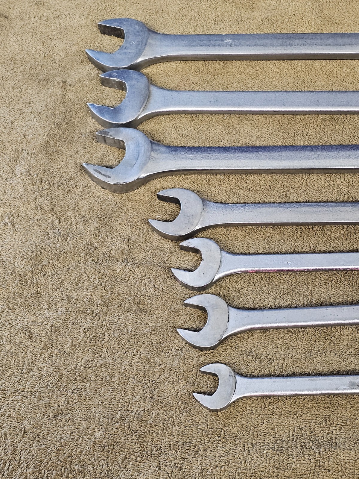 7 Action Combination Wrench Set Sae 7/8 11/16 5/8 1/2 34028 2028A 34122 2020 USA