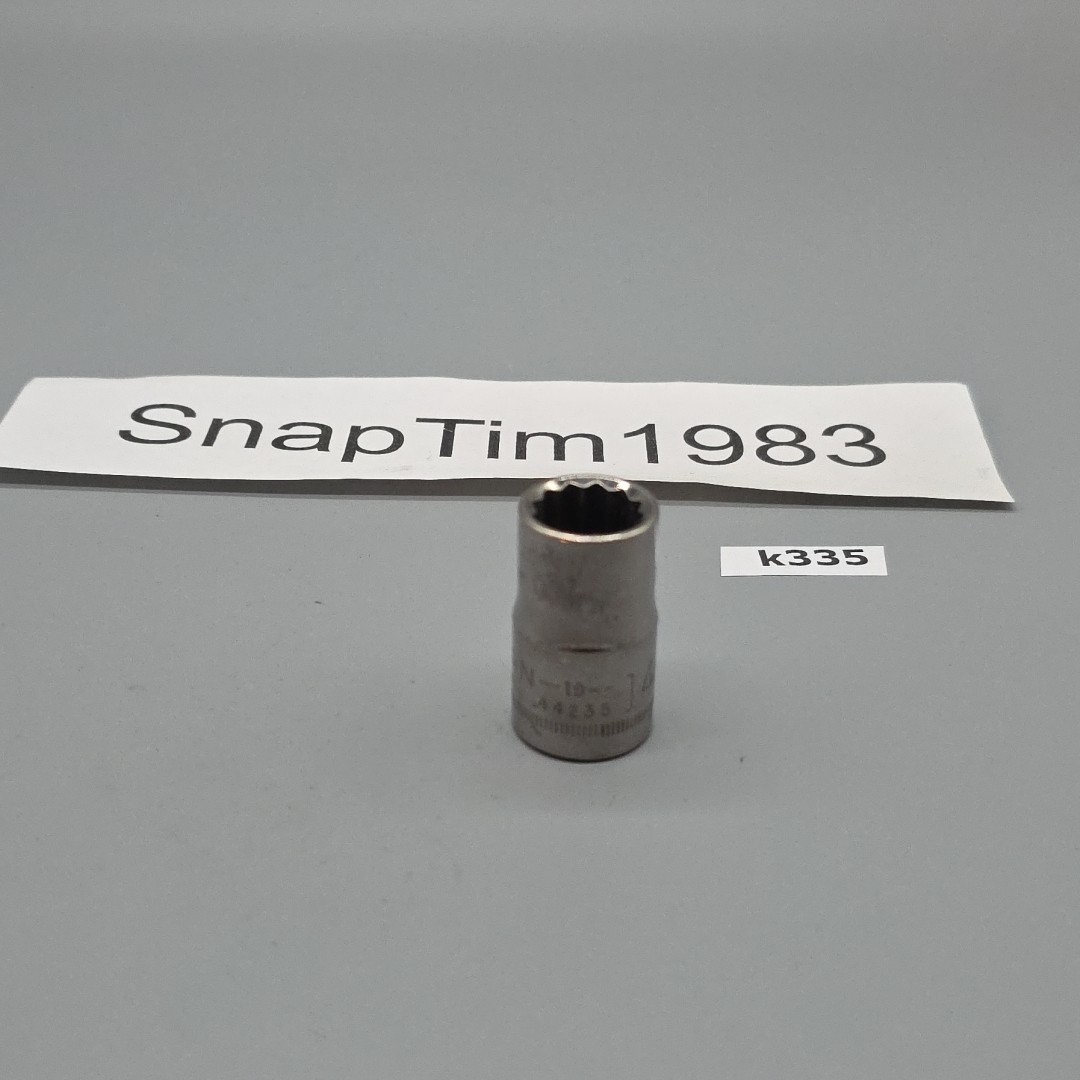 Craftsman Tools 12 Point 1/2″ Drive Shallow Socket G1- 44235 14mm USA