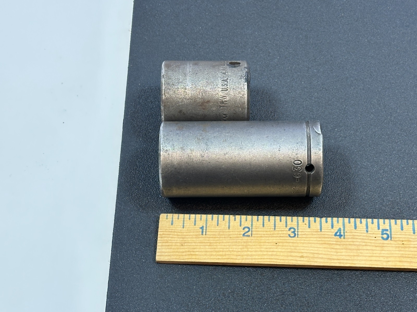 🇺🇸 2pc 30mm 6-Point Impact Socket Pair Lot, Vulcan 14M-630 & Williams 4M-630