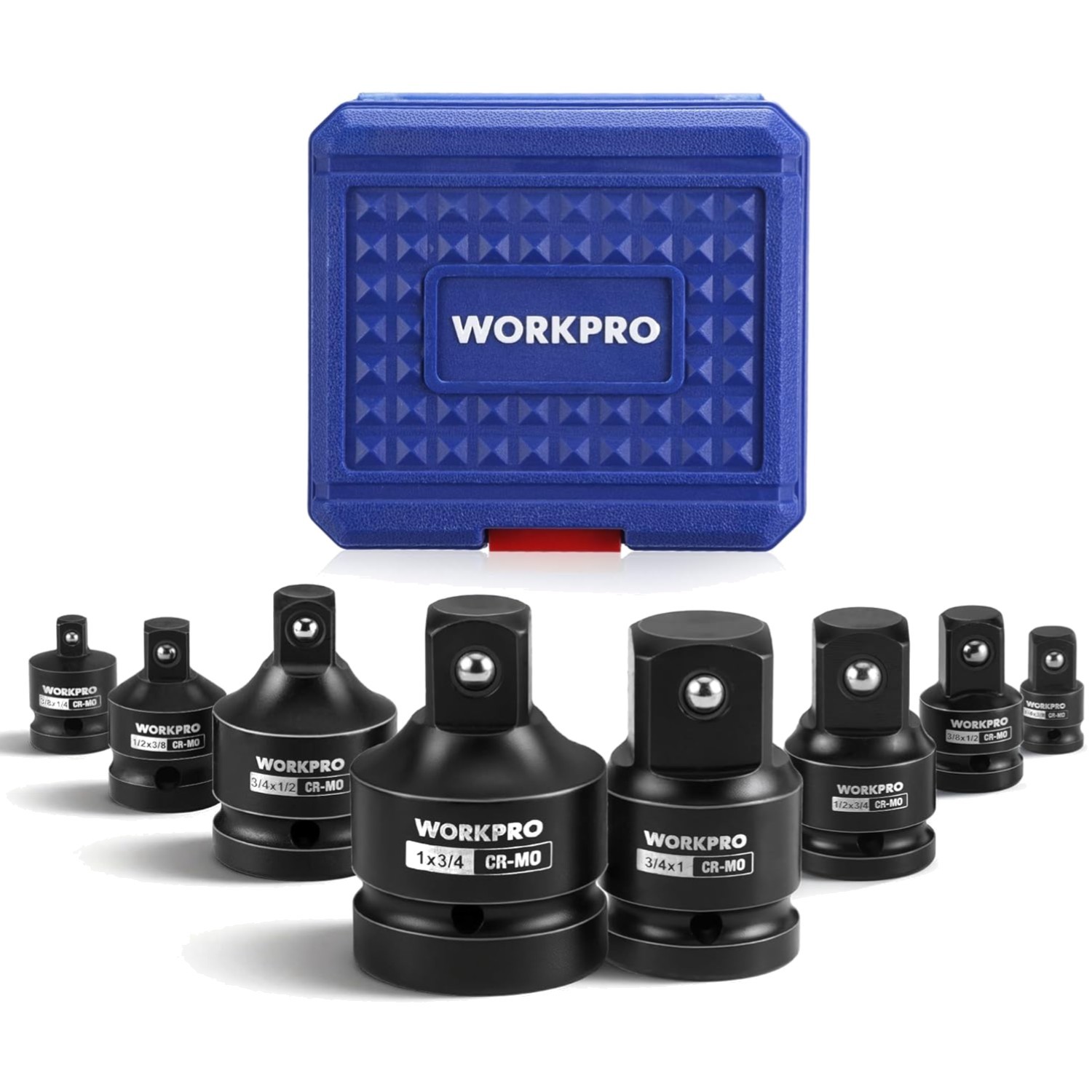 Impact Socket Adapter Set 8PC 1/4″ 3/8″ 1/2″ 3/4″ 1″ Drive