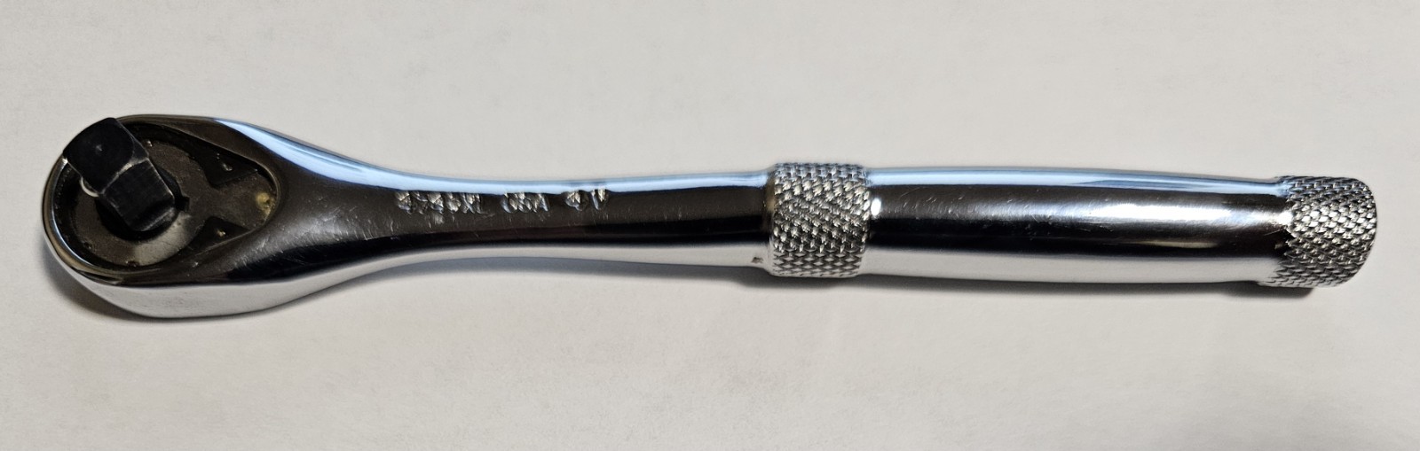 PROTO J4749XL Premium Pear head Ratchet, 5 1/2 in, Chrome, 1/4 in USA