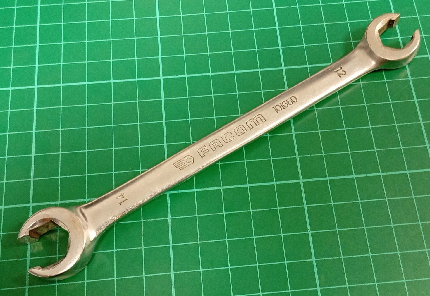 Facom 42.12×14, 12mm x 14mm Flare Spanner Wrench