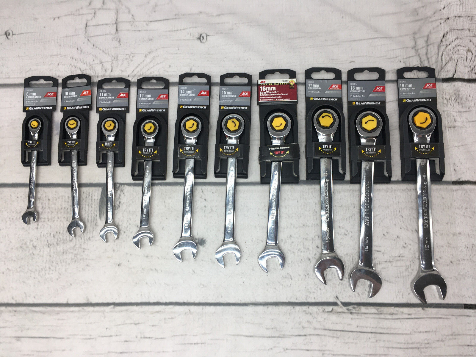 Ace GearWrench Combo Ratcheting Professional Metric U Choose~Buy More Save B167