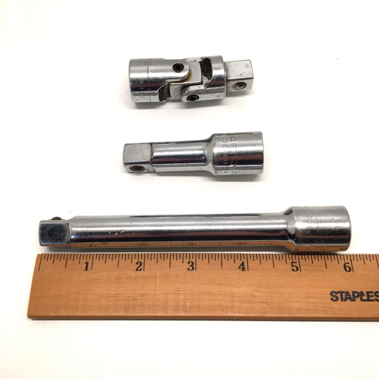 Craftsman Lot 1/2 Drive Universal Swivel 4425 V Extension 6″ 44131 G 3″ 44133 V