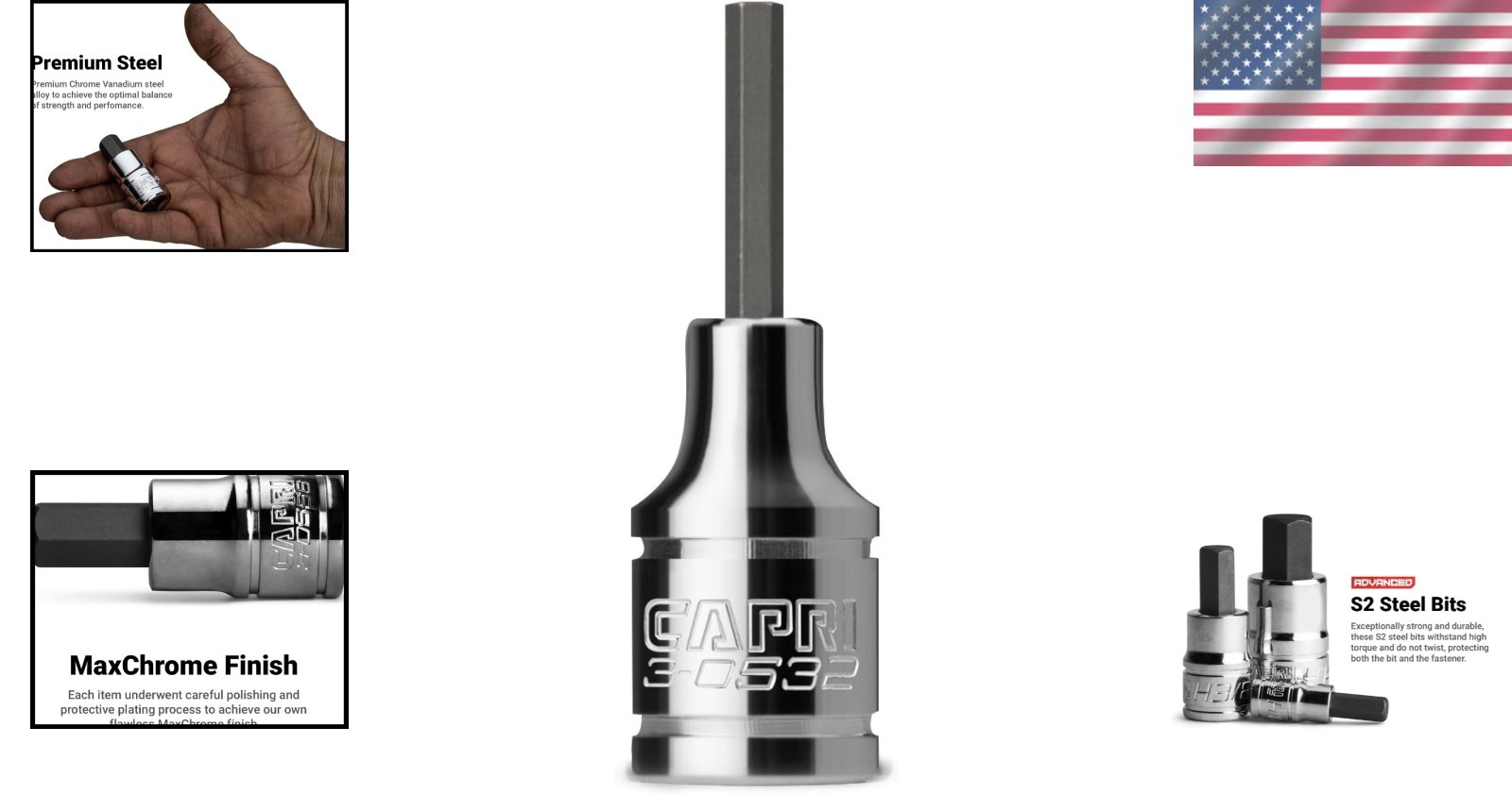 S2 Steel 2.5 mm Hex Bit Socket 1/4 Inch Drive – Ultimate Performance Tool
