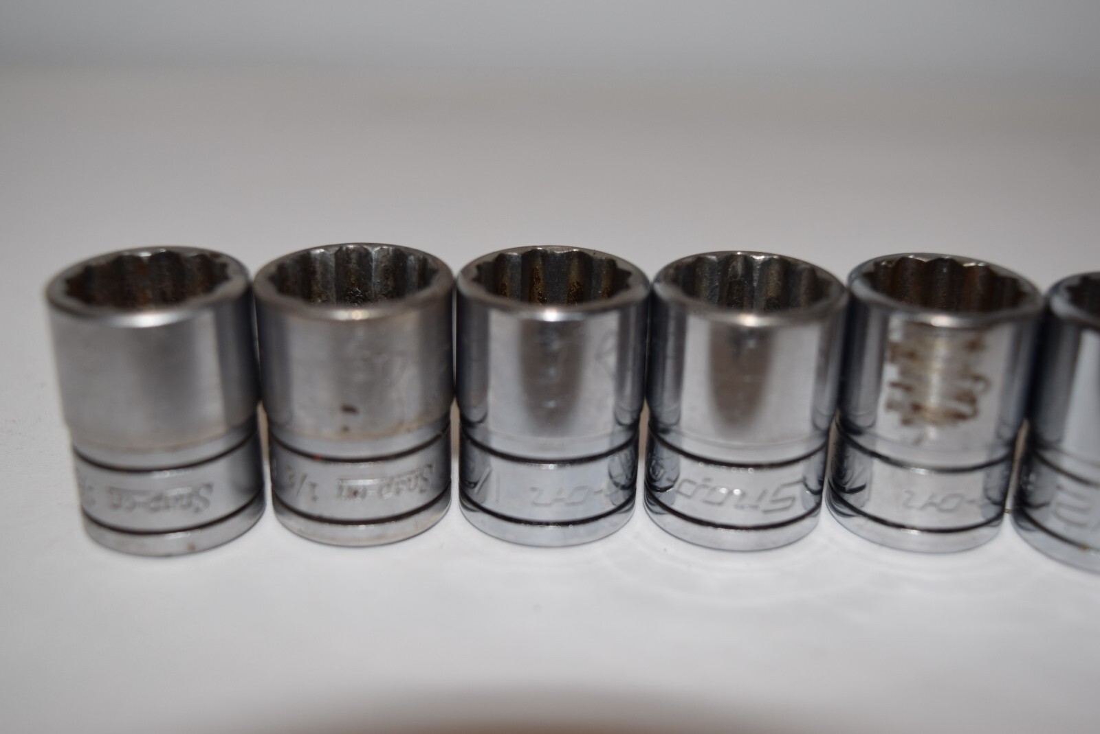 Snap-On F161 3/8″ Drive 12-Point SAE 1/2″ Flank Drive® Shallow Socket