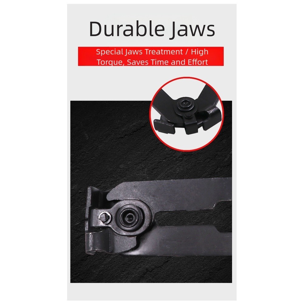 Heavy Duty Hose Clamp Pliers for Automotive Use Steel and Plastic Handle